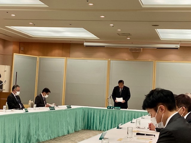 画像：令和５年第２回岩手県市長会議に出席しました。